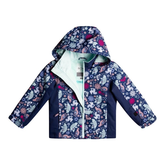 NWT ROXY Winter Jacket Snow Tale Blue - Picture 3 of 5